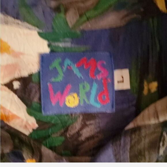 Vtg. Jams World Monet Shirt Pant Set L - Picture 11 of 12